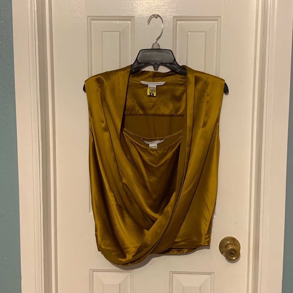 Gently used DVF blouse